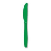 Plastic Knives Festive Green (24 ct)