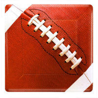 Football Fan Plates - 7" (8 ct)
