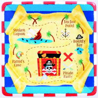 Pirate's Treasure Plates - 10" (8 ct)